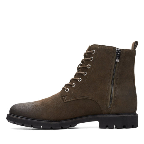Clarks Batcombe HI 2 26155150 Mens Brown Suede Lace Up Casual Dress Boots