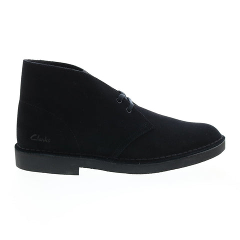 Clarks Desert Boot 2 26155499 Mens Black Suede Lace Up Desert Boots