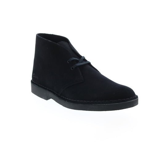 Clarks Desert Boot 2 26155499 Mens Black Suede Lace Up Desert Boots