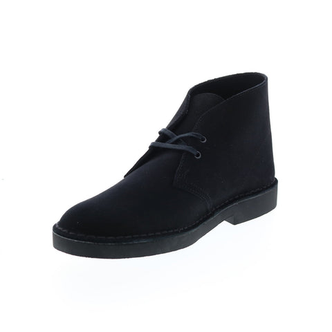 Clarks Desert Boot 2 26155499 Mens Black Suede Lace Up Desert Boots