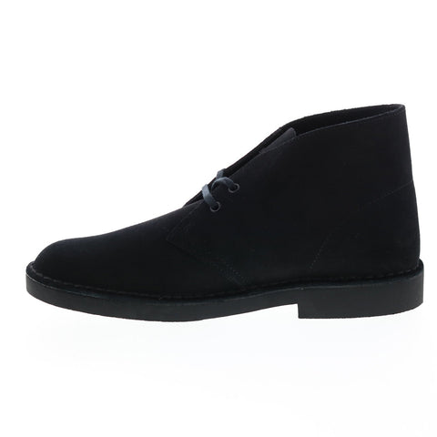 Clarks Desert Boot 2 26155499 Mens Black Suede Lace Up Desert Boots
