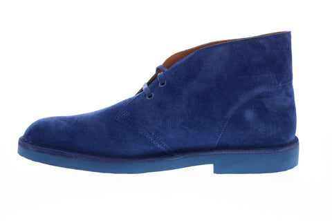 Clarks Desert Boot 2 26155511 Mens Blue Suede Chukkas Boots