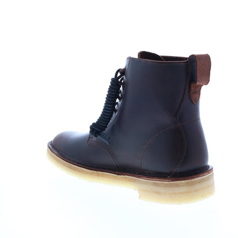Clarks Desert Mali 26155530 Womens Brown Leather Lace Up Casual Dress Boots