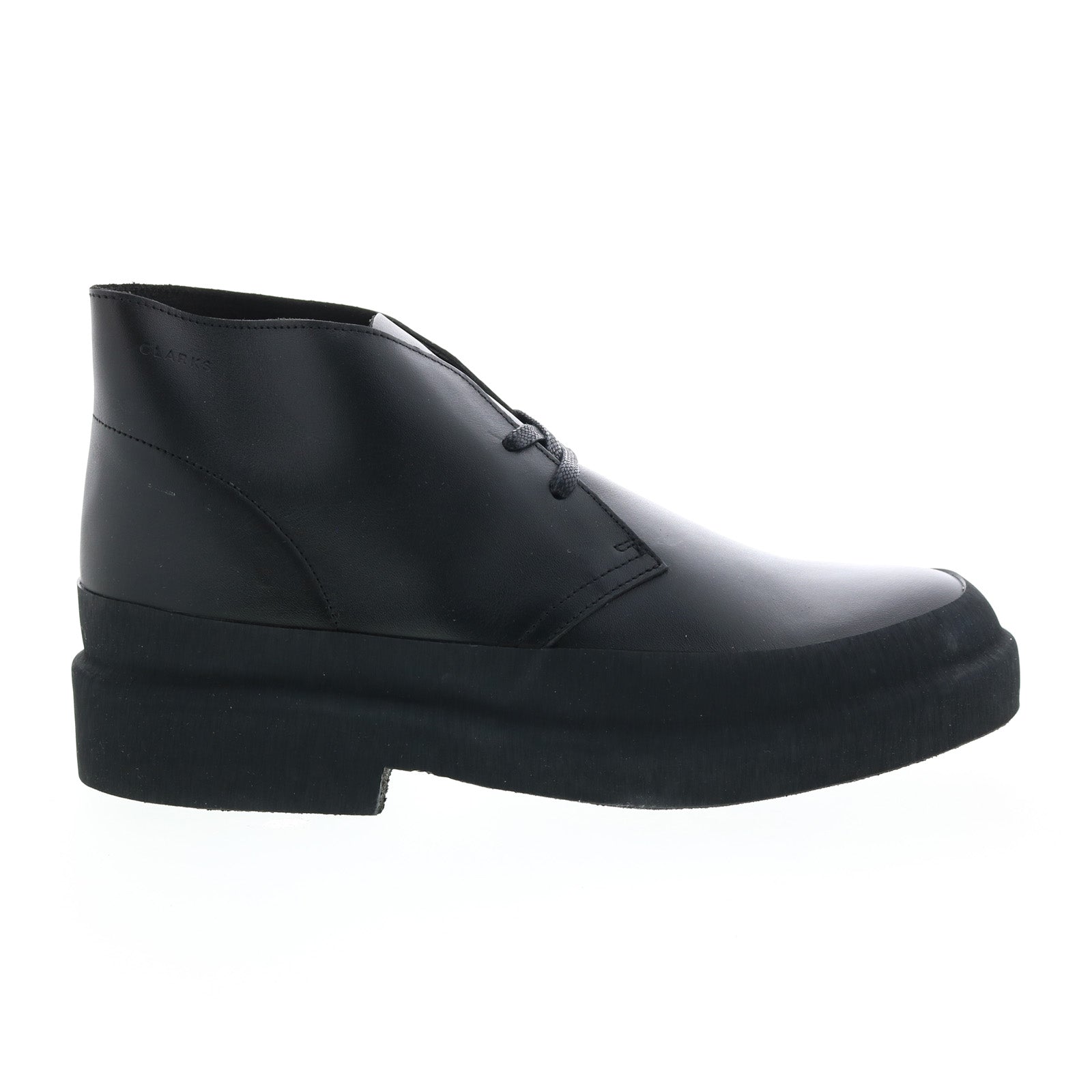 Clarks Desert Galosh 26156080 Mens Black Leather Lace Up Chukkas Boots ...