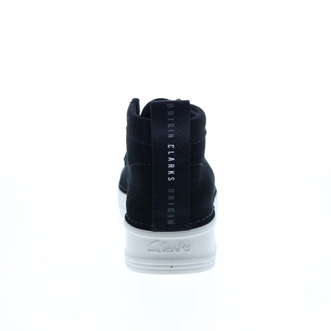 Clarks Origin Wallabee 26157271 Womens Black Suede Lace Up Chukkas Boots