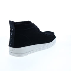 Clarks Origin Wallabee 26157816 Mens Black Suede Lace Up Chukkas