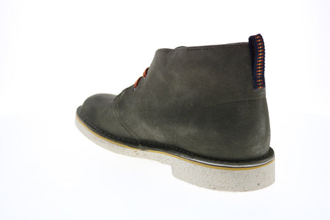 Clarks Bushacre 3 26157967 Mens Gray Suede Lace Up Desert Boots