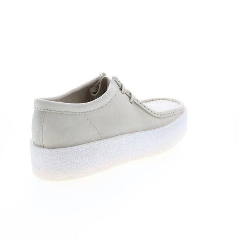 Clarks Wallabee Cup 26158153 Mens White Oxfords & Lace Ups Casual