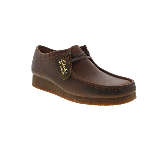 Clarks Wallabee 2 26158272 Mens Brown Leather Lace Up Chukkas Boots