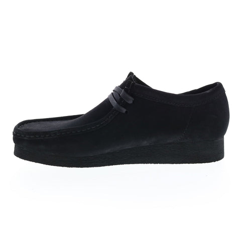 Clarks Wallabee 2 26158276 Mens Black Suede Lace Up Chukkas Boots
