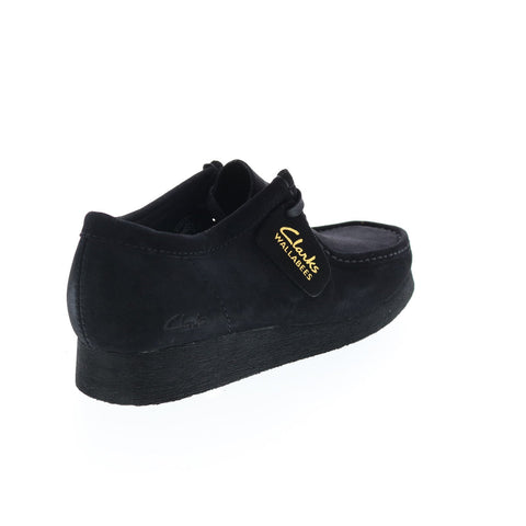 Clarks Wallabee 2 26158276 Mens Black Suede Lace Up Chukkas Boots