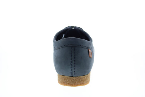 Clarks Shacre 26159433 Mens Blue Nubuck Oxfords & Lace Ups Plain Toe Shoes