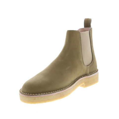 Clarks DesertChelsea2 26160218 Mens Green Suede Slip On Chelsea Boots