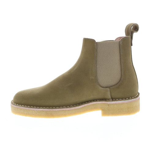Clarks DesertChelsea2 26160218 Mens Green Suede Slip On Chelsea Boots