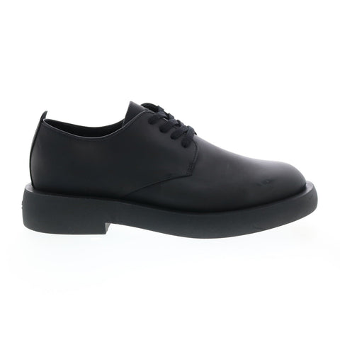 Clarks Mileno London 26160861 Mens Black Leather Lace Up Oxfords Plain Toe Shoes