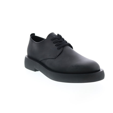 Clarks Mileno London 26160861 Mens Black Leather Lace Up Oxfords Plain Toe Shoes