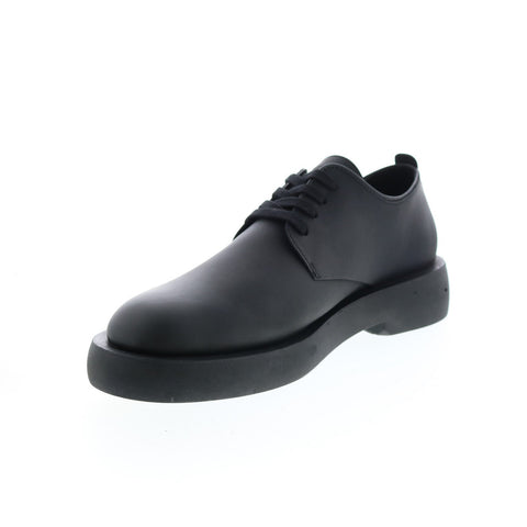 Clarks Mileno London 26160861 Mens Black Leather Lace Up Oxfords Plain Toe Shoes