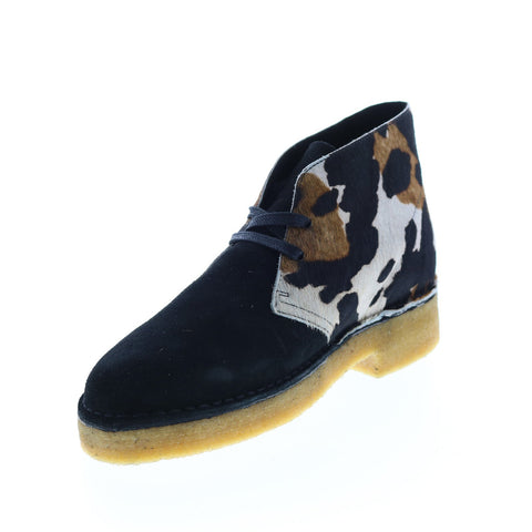 Clarks Desert Boot 221 26161098 Womens Black Suede Desert Boots 