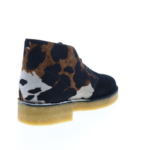 Clarks Desert Boot 221 26161098 Womens Black Suede Desert Boots 