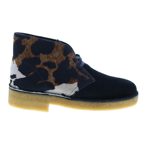 Clarks Desert Boot 221 26161098 Womens Black Suede Chukkas Boots