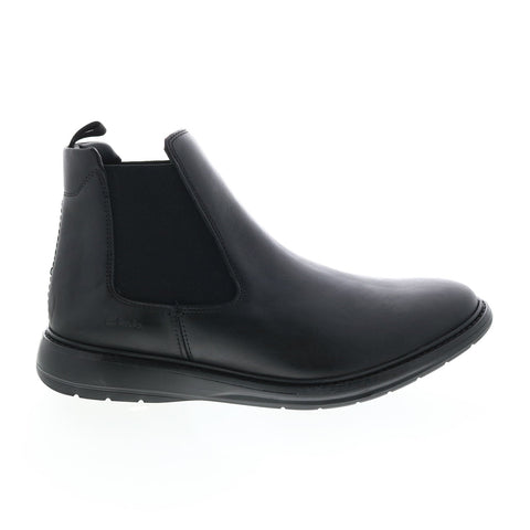 Clarks Chantry Top 26161205 Mens Black Leather Slip On Chelsea Boots