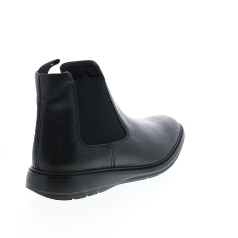 Clarks Chantry Top 26161205 Mens Black Leather Slip On Chelsea Boots