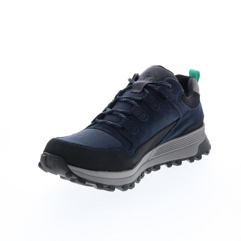 Clarks ATL Trek Lo GTX 26161208 Mens Blue Suede Lace Up Athletic Hiking Shoes