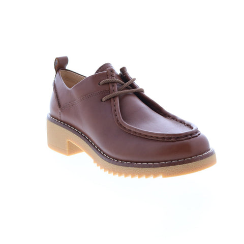 Clarks Eden Mid Lace 26161246 Womens Brown Leather Casual Dress Boots