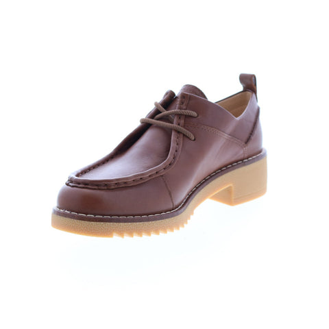Clarks Eden Mid Lace 26161246 Womens Brown Leather Casual Dress Boots