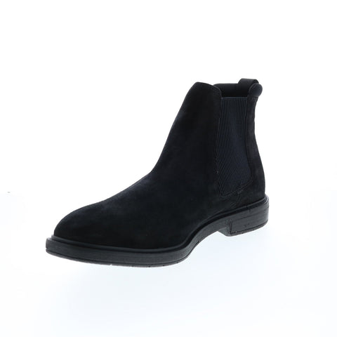 Clarks Clarkdale Hall 26162276 Mens Black Suede Slip On Chelsea Boots