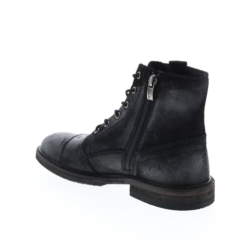 Clarks Clarkdale West 26162393 Mens Black Suede Lace Up Casual Dress Boots