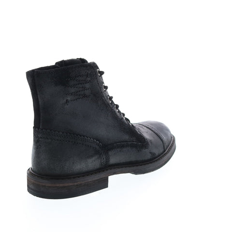 Clarks Clarkdale West 26162393 Mens Black Suede Lace Up Casual Dress Boots
