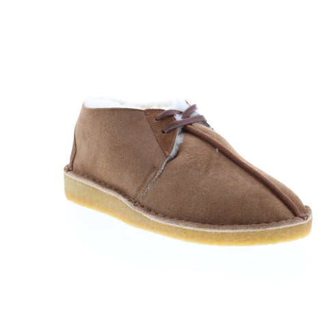 Clarks Desert Trek 26162551 Womens Brown Leather Lace Up Chukkas Boots