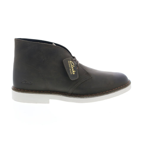 Clarks Desert Boot 2 26162606 Mens Green Leather Lace Up Desert Boots