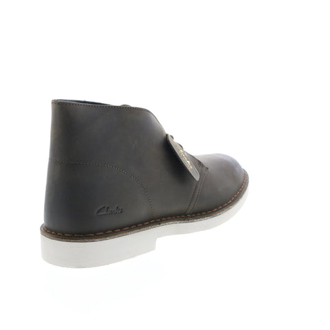 Clarks Desert Boot 2 26162606 Mens Green Leather Lace Up Desert Boots