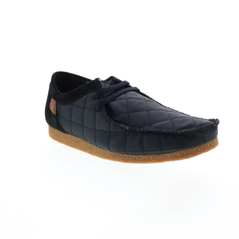 Clarks Shacre II Step 26162714 Mens Black Canvas Oxfords Casual Shoes