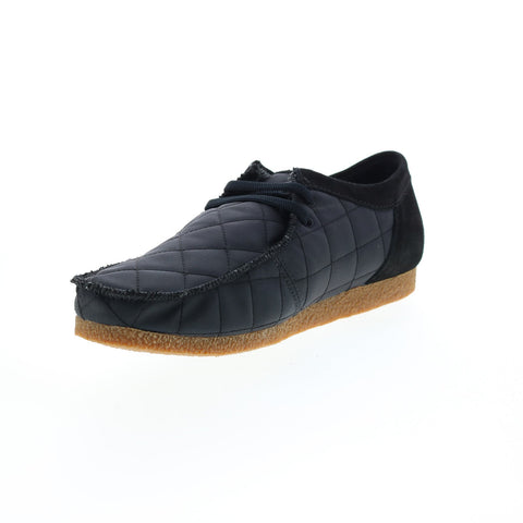 Clarks Shacre II Step 26162714 Mens Black Canvas Oxfords Casual Shoes