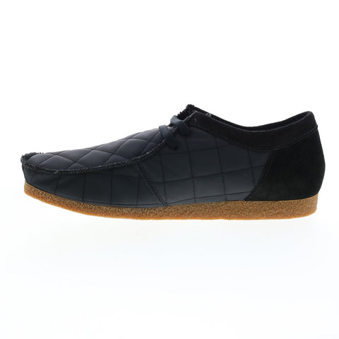 Clarks Shacre II Step 26162714 Mens Black Canvas Oxfords Casual Shoes