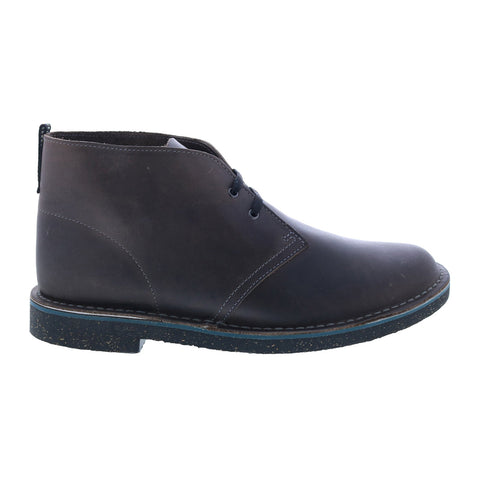 Clarks Bushacre 3 26162769 Mens Gray Leather Lace Up Chukkas Boots
