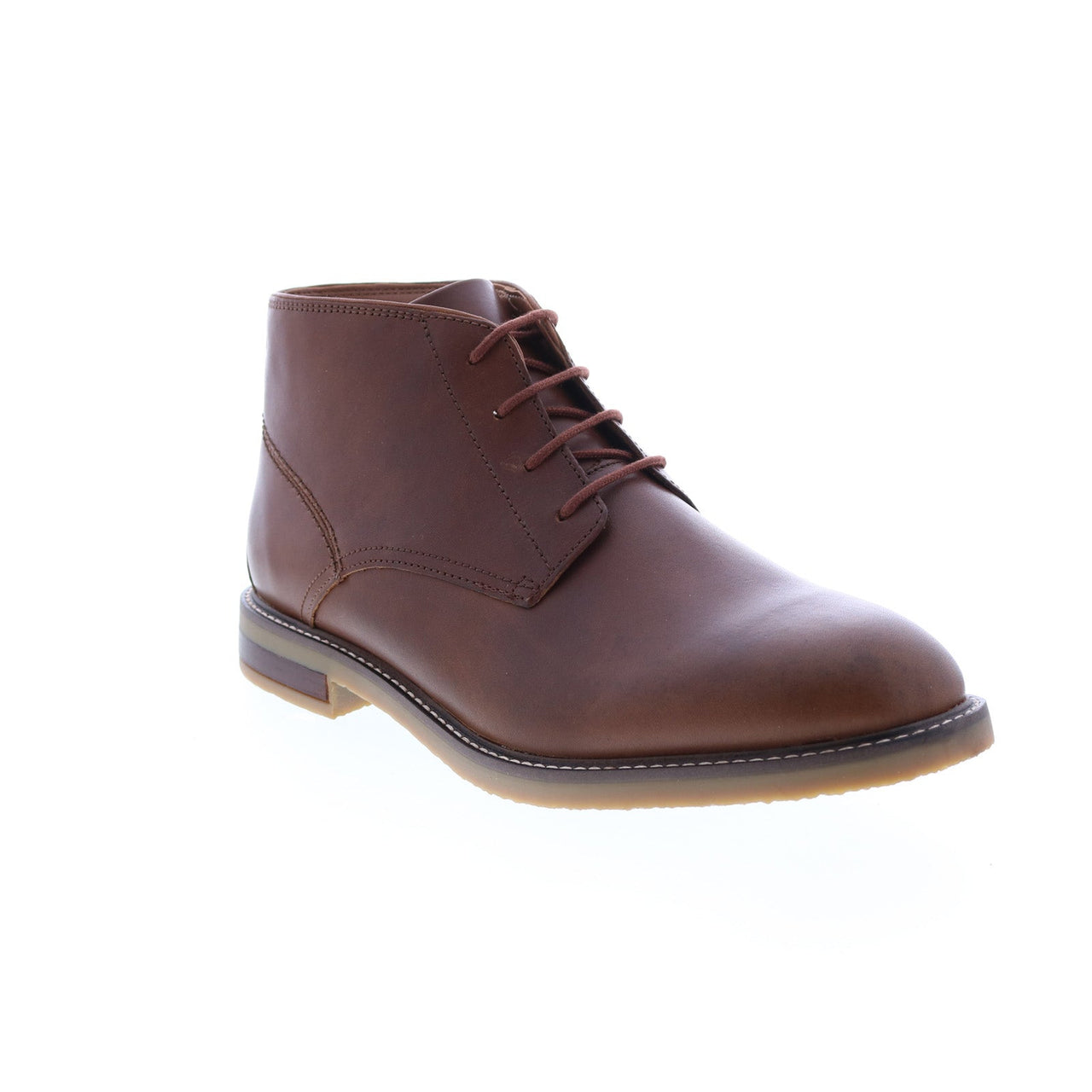 Clarks Jaxen Mid 26162771 Mens Brown Wide Leather Lace Up Chukkas Boot