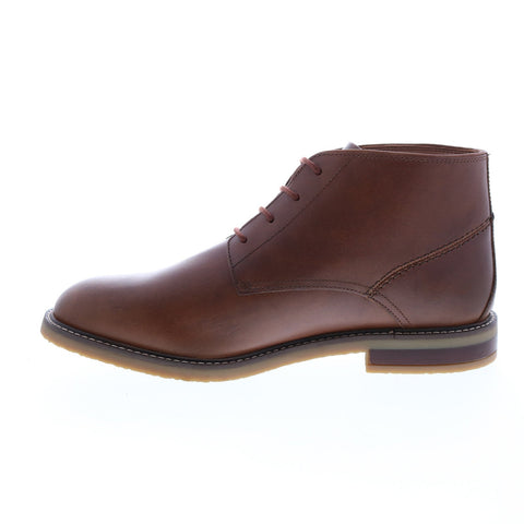 Clarks Jaxen Mid 26162771 Mens Brown Wide Leather Lace Up Chukkas Boots