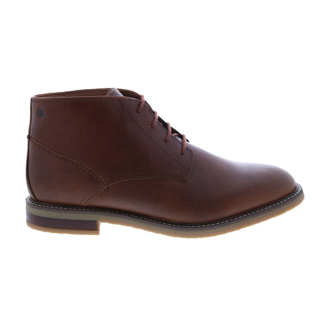 Clarks Jaxen Mid 26162771 Mens Brown Wide Leather Lace Up Chukkas Boots