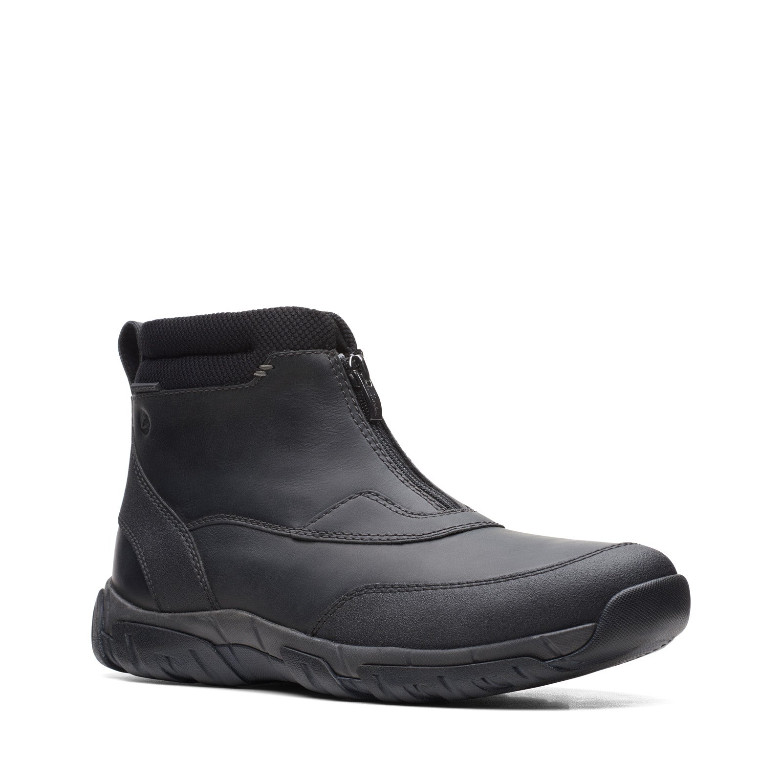 Clarks Grove Zip Waterproof 26162797 Mens Black Leather Zipper