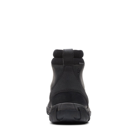 Clarks Grove Zip 26162797 Mens Black Leather Zipper Chukkas Boots
