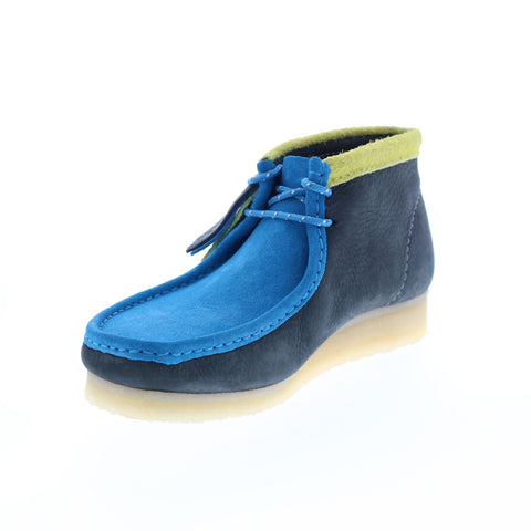Clarks Jamaica Bee Wallabee Boot 26163073 Mens Blue Suede Chukkas Boots