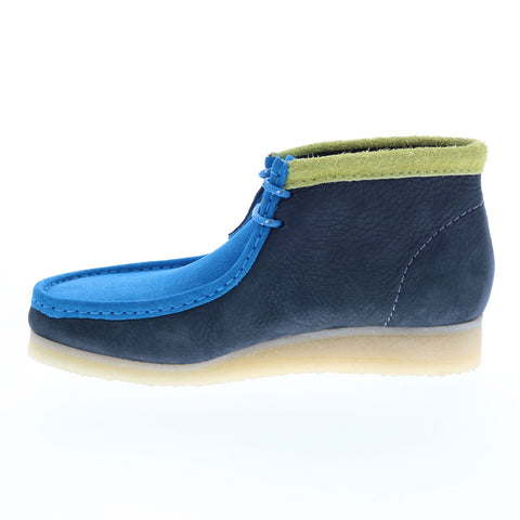 Clarks Jamaica Bee Wallabee Boot 26163073 Mens Blue Suede Chukkas Boots