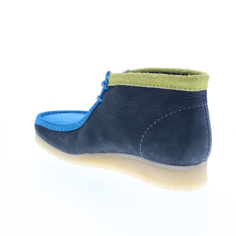 Clarks Jamaica Bee Wallabee Boot 26163073 Mens Blue Suede Chukkas Boots