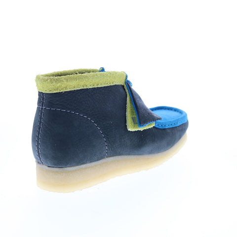 Clarks Jamaica Bee Wallabee Boot 26163073 Mens Blue Suede Chukkas Boots