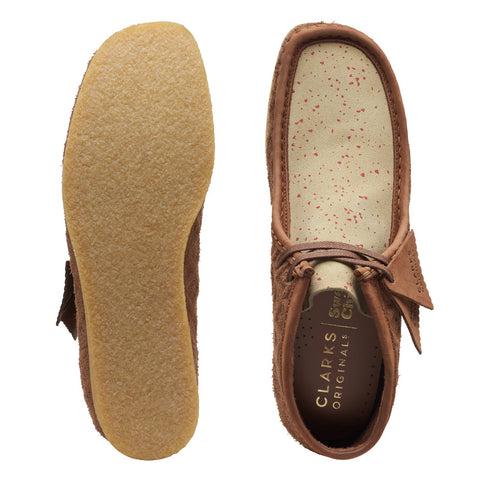 Clarks Wallabee Boot Sweet Chick 26163423 Mens Brown Suede Chukkas Boots