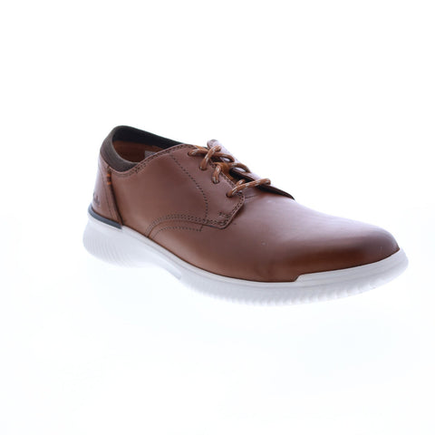 Clarks Donaway Plain 26163452 Mens Brown Suede Oxfords Plain Toe Shoes